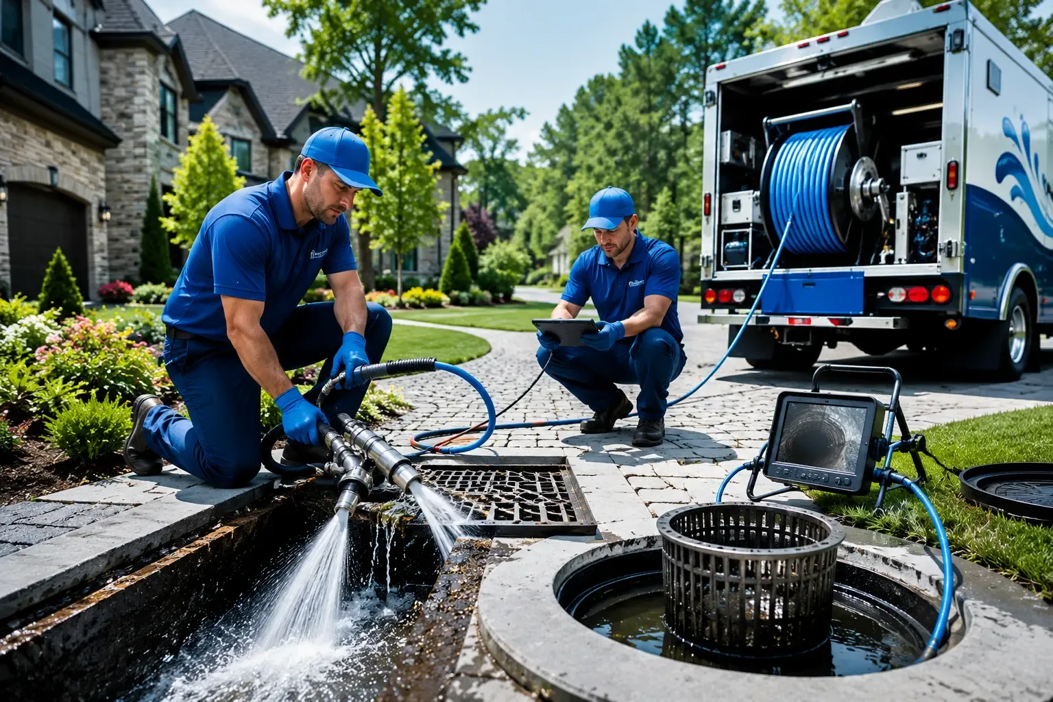 Local outdoor drain cleaning professionals in Kasbeer, IL